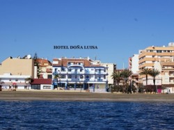 Hotel Doña Luisa Sabinillas foto hotel desde el mar
